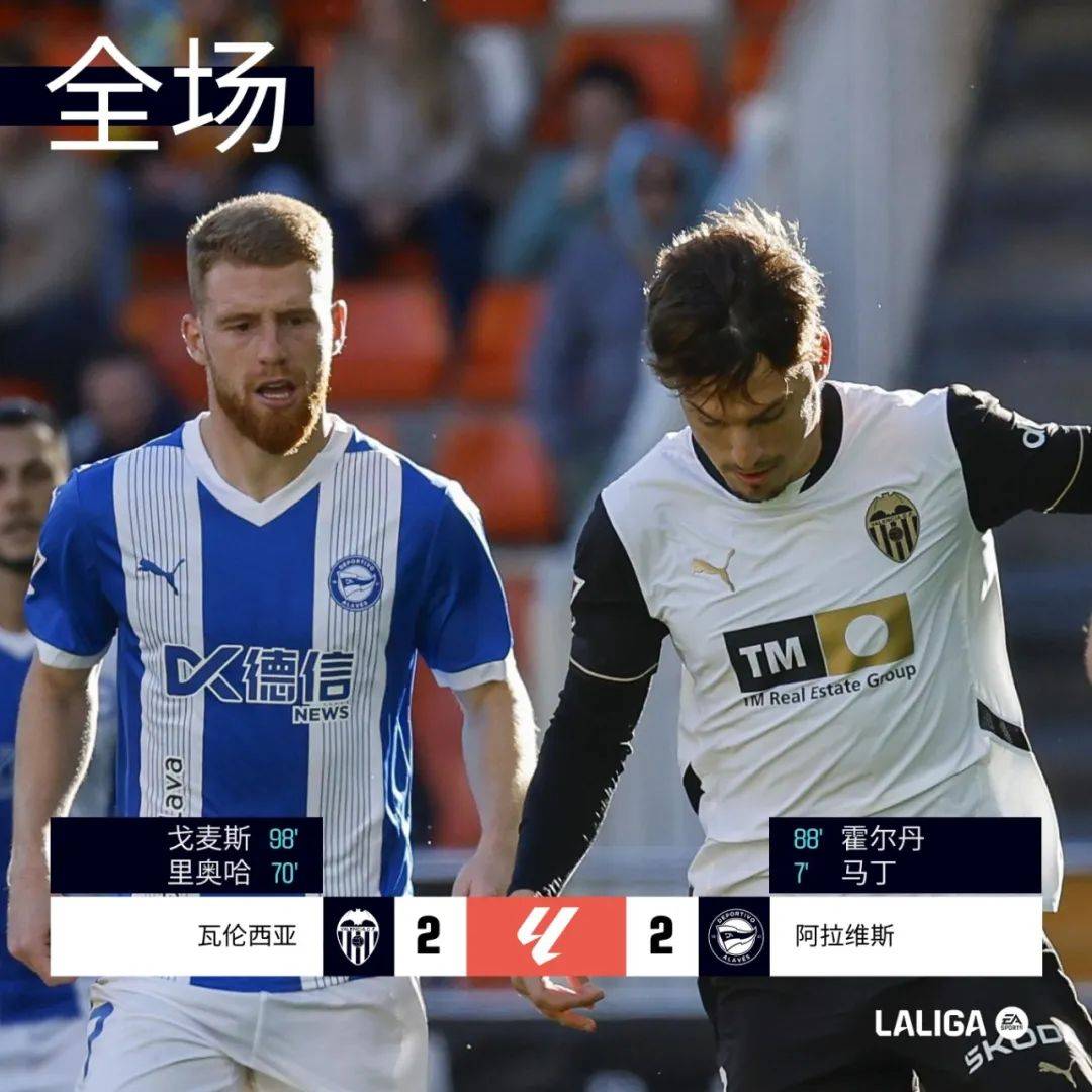 瓦伦西亚客场胜巴塞罗那，大逆转胜利